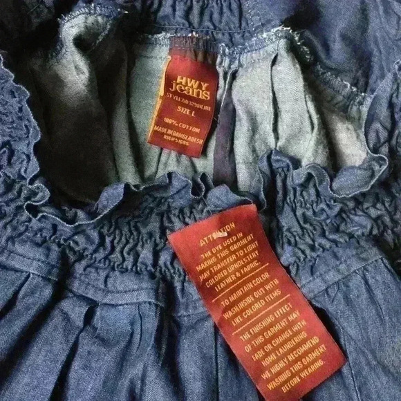 HWY Denim Maxi Skirt w/ Pockets! - Picture 5 of 5